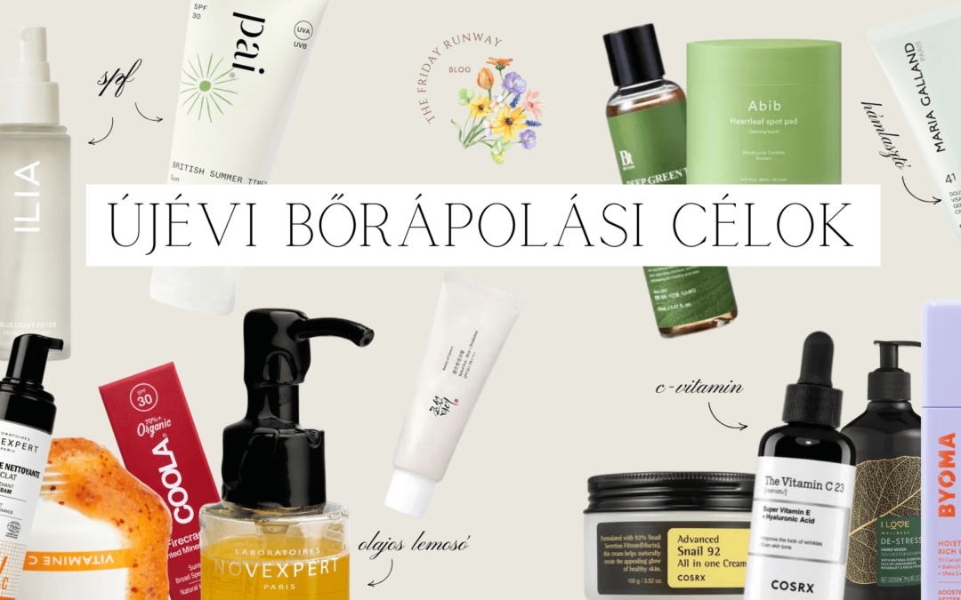 Újévi bőrápolási célok