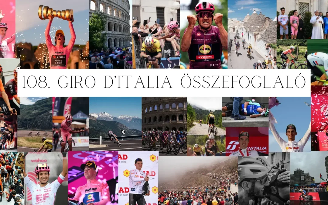 Giro d’Italia országúti kerékpárverseny összefoglaló 2025