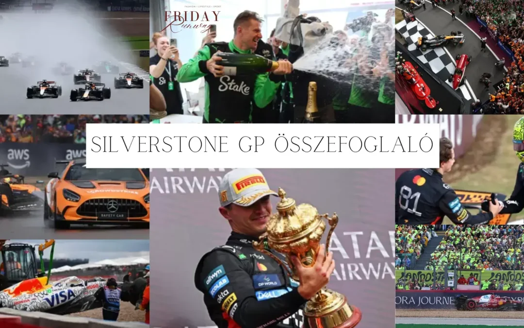 Norris hazai győzelme és Hülkenberg történelmi dobogója a kaotikus Brit Nagydíjon
