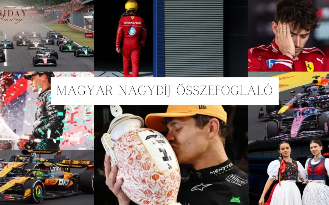 Stratégia, feszültség, csapaton belüli párharc – Lando Norris nyerte a 40. Magyar Nagydíjat